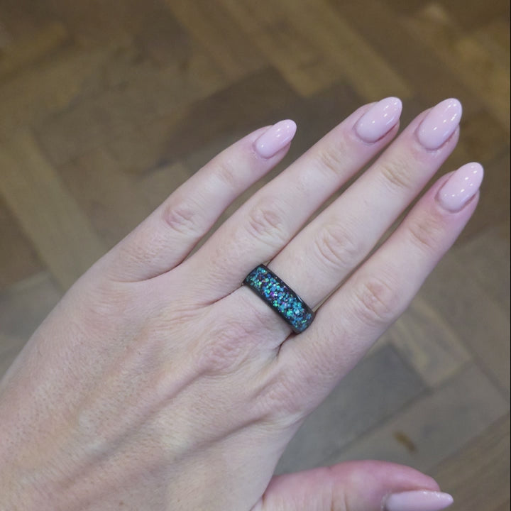 The Black Opal 8mm Wonder Ring
