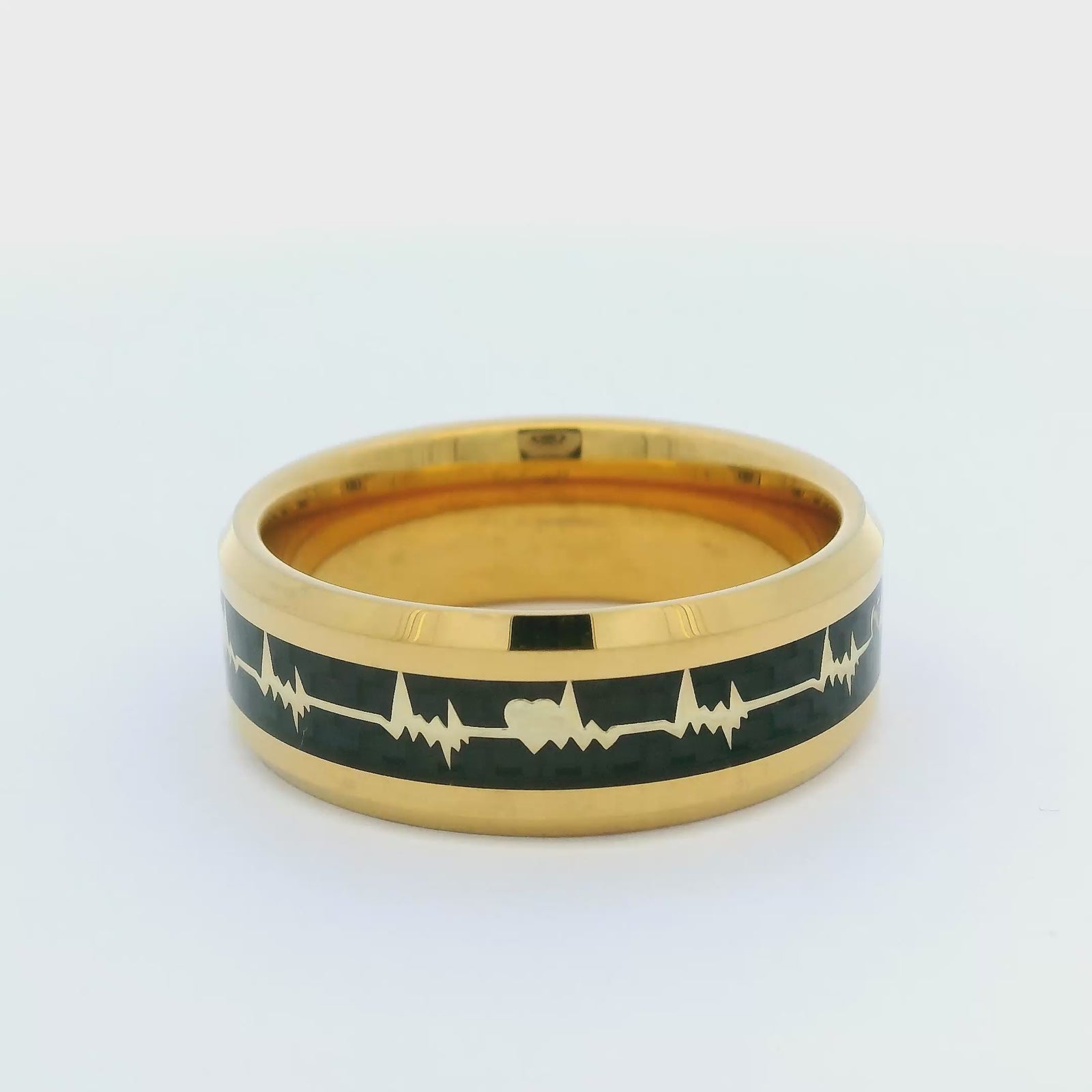The Gold Loving Heartbeat Gold 8mm Wonder Ring
