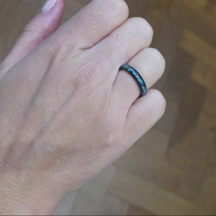 The Black Opal Wonder Ring Set