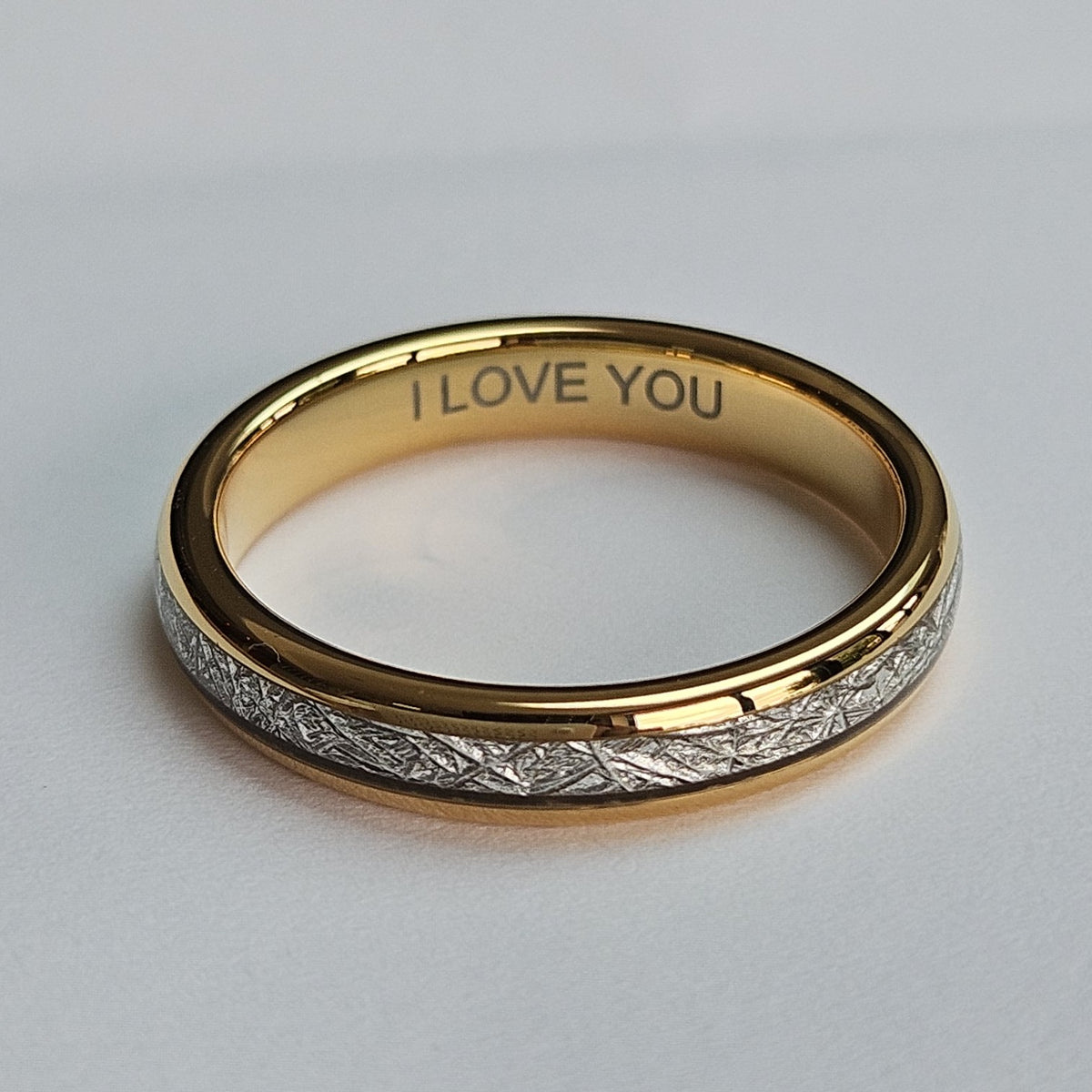The Golden Steel 4mm Wonder Ring Size U - Clearance 1110