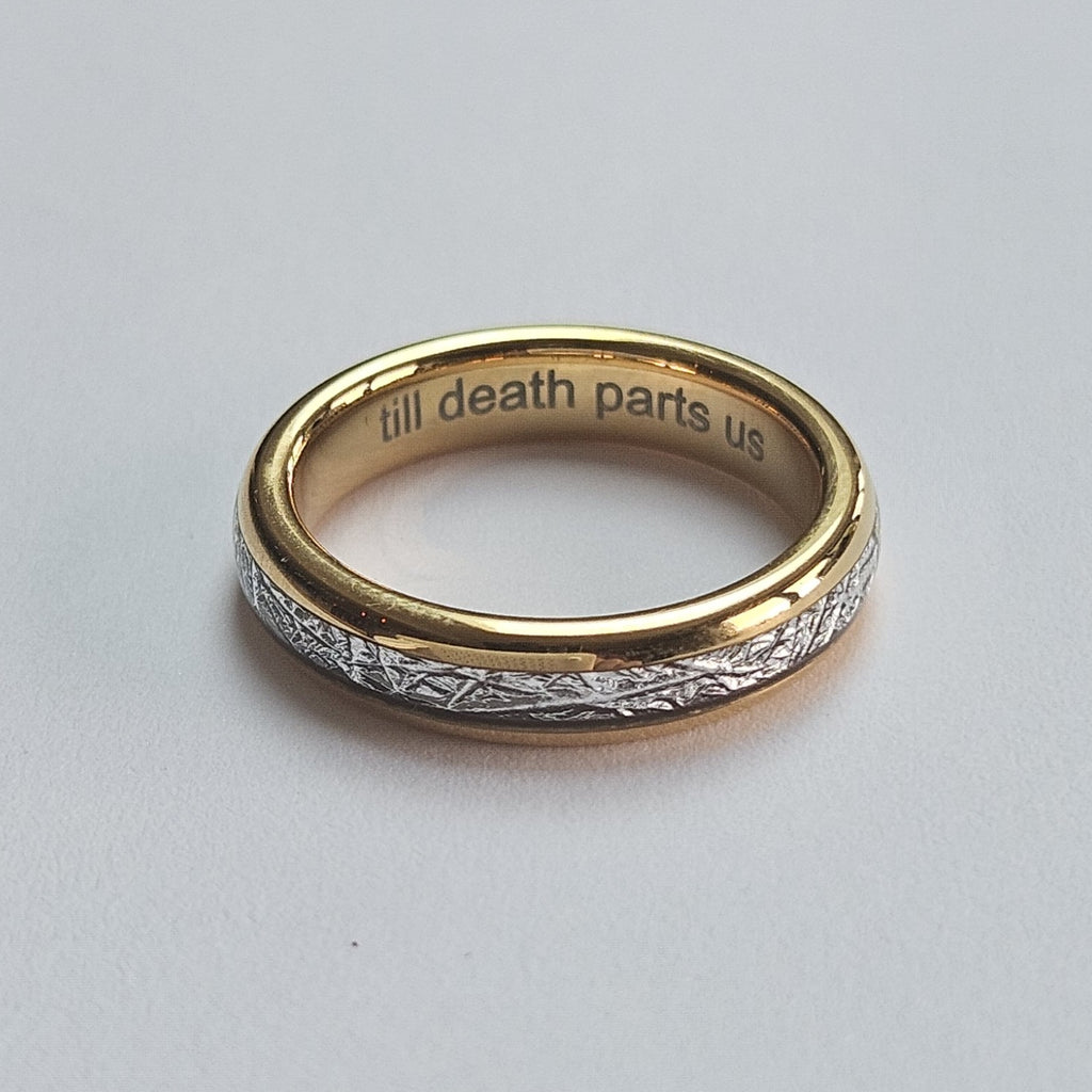 Golden Steel 4mm Wonder Ring Clearance 1058