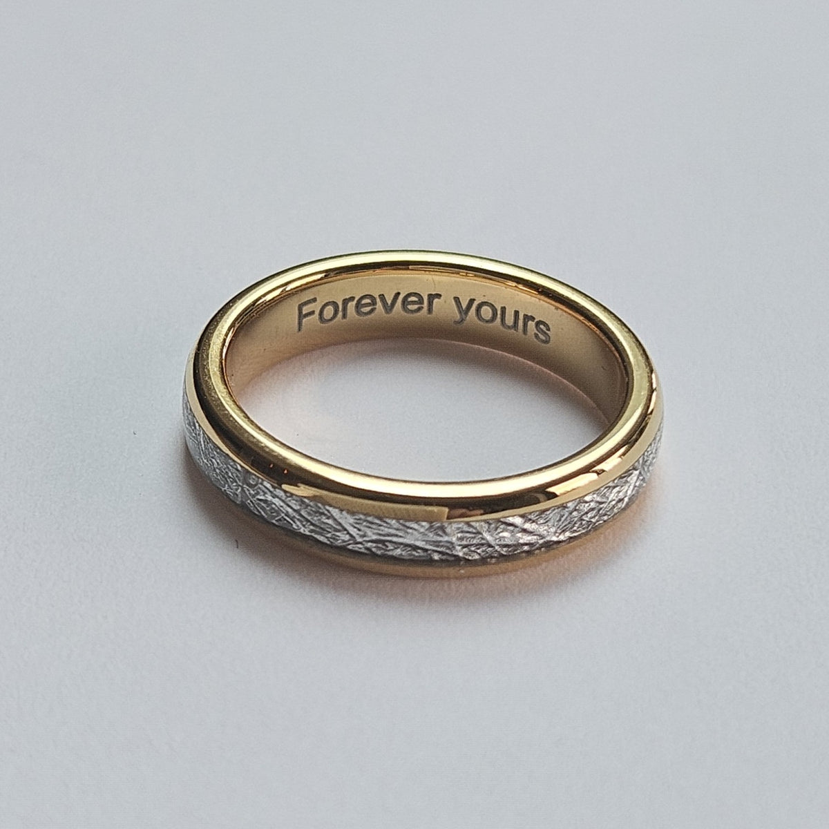 The Golden Steel 4mm Wonder Ring Size K - Clearance 1056