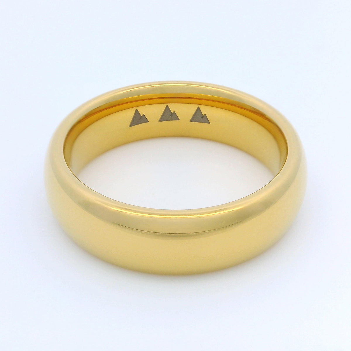 Gold 6mm Wonder Ring Size P - Clearance 1142