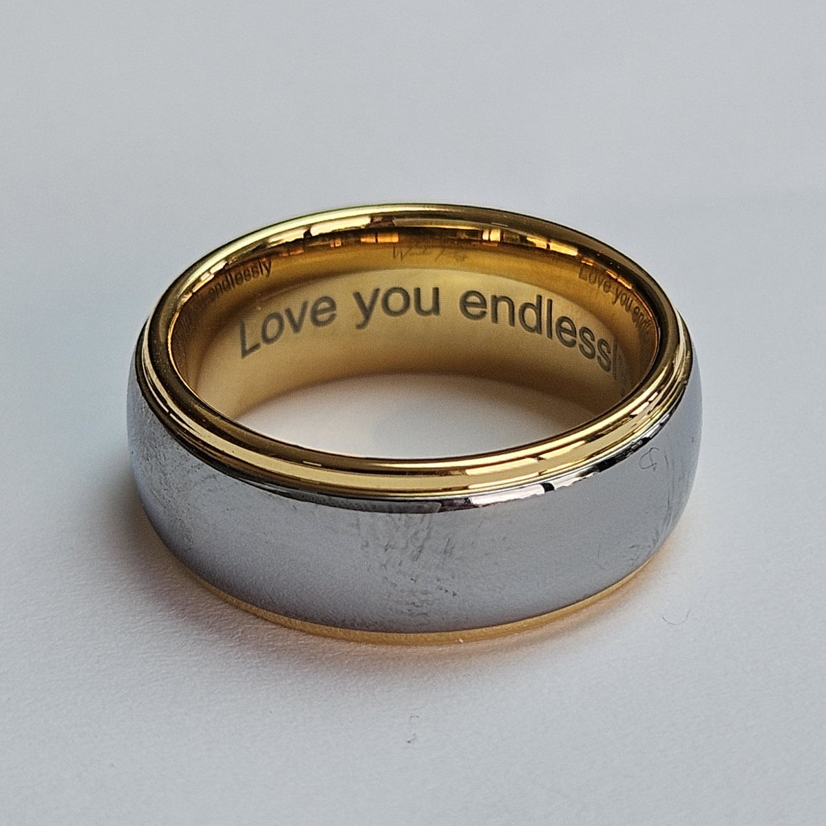 Vulcan Mirror 8mm Wonder Ring Size P - Clearance 1113