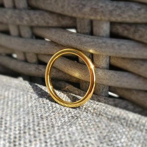 Gold 2mm Wonder Ring