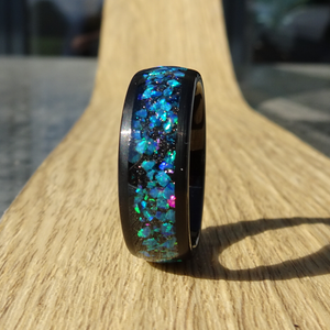 The Black Opal 8mm Wonder Ring