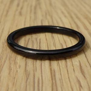 Black 2mm Wonder Ring