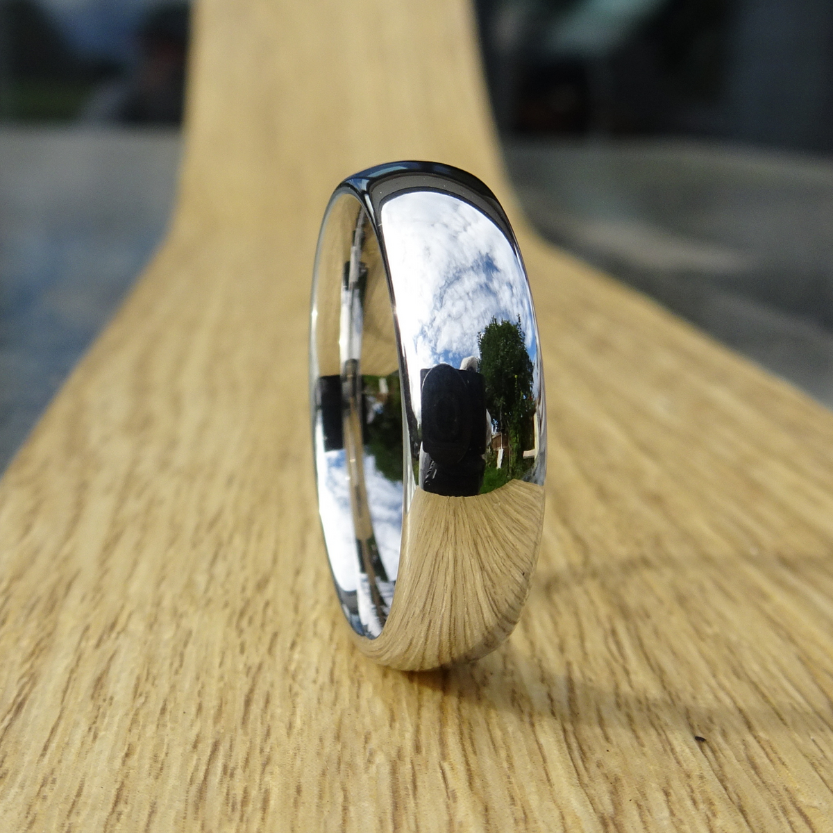 White Gold 6mm Wonder Ring