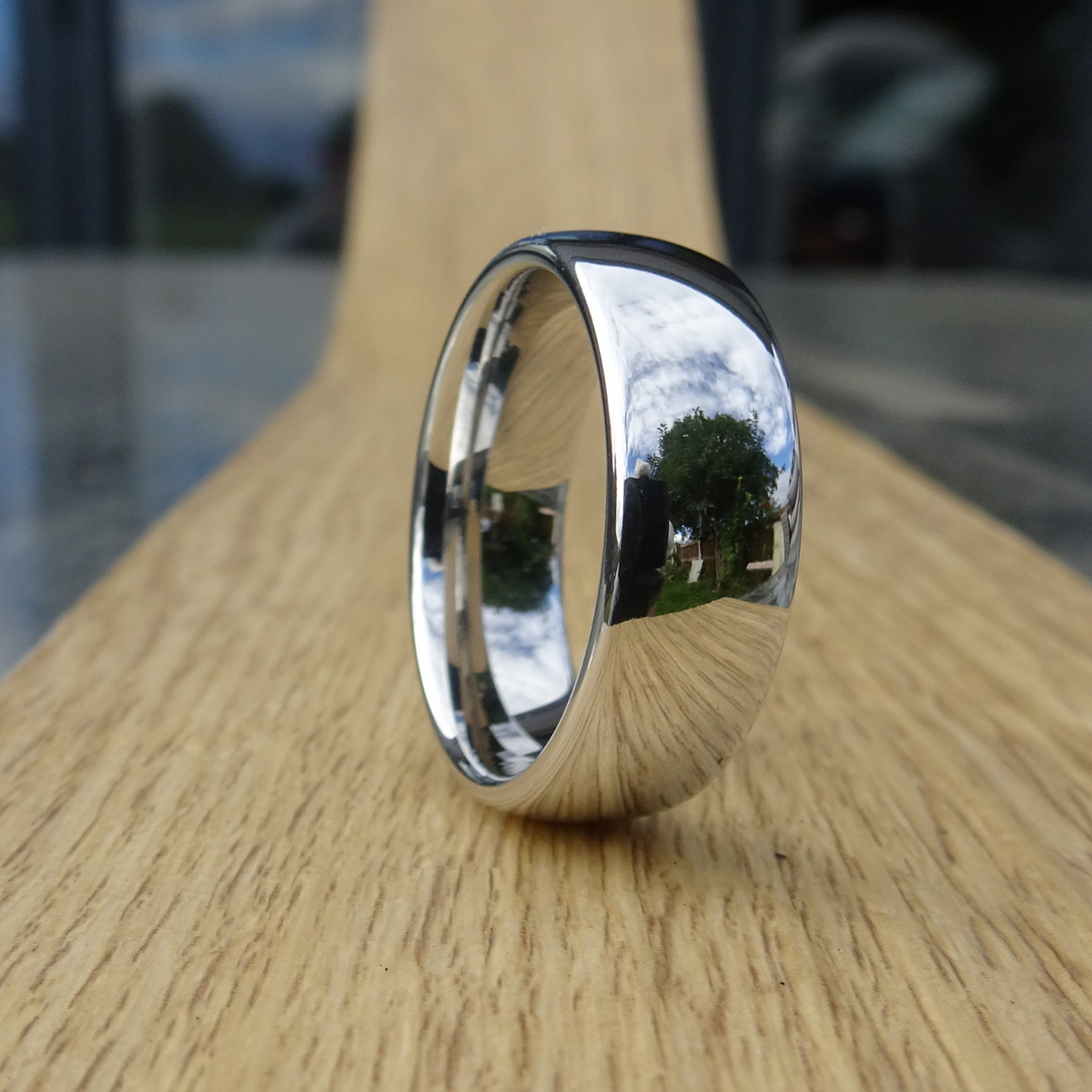 White Gold 8mm Wonder Ring