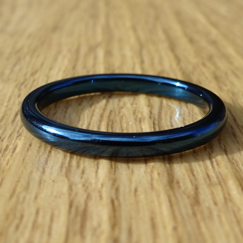 RockSolidRings Blue 2mm Wonder Ring