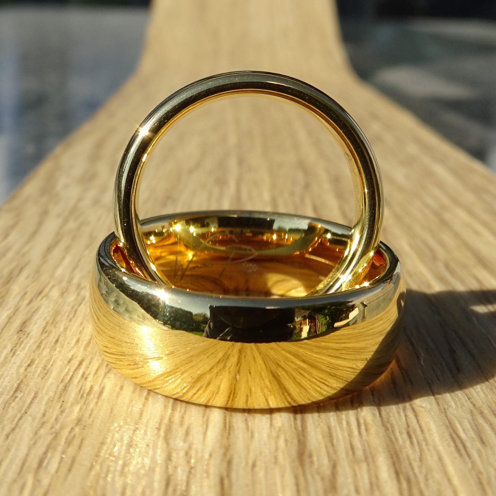 Solid gold sales one ring