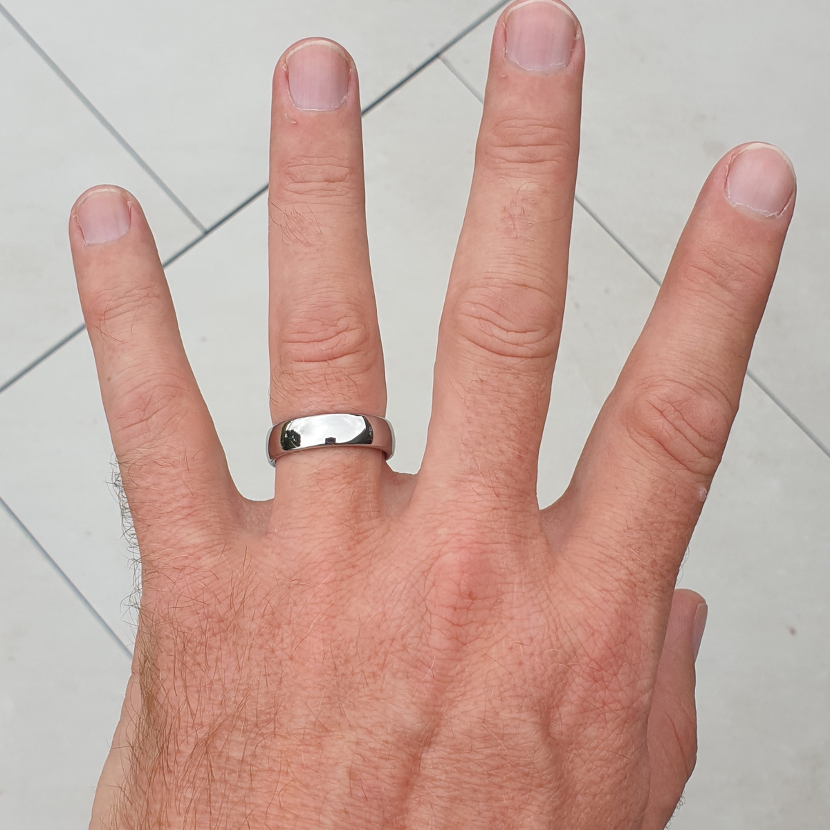 White Gold 6mm Wonder Ring