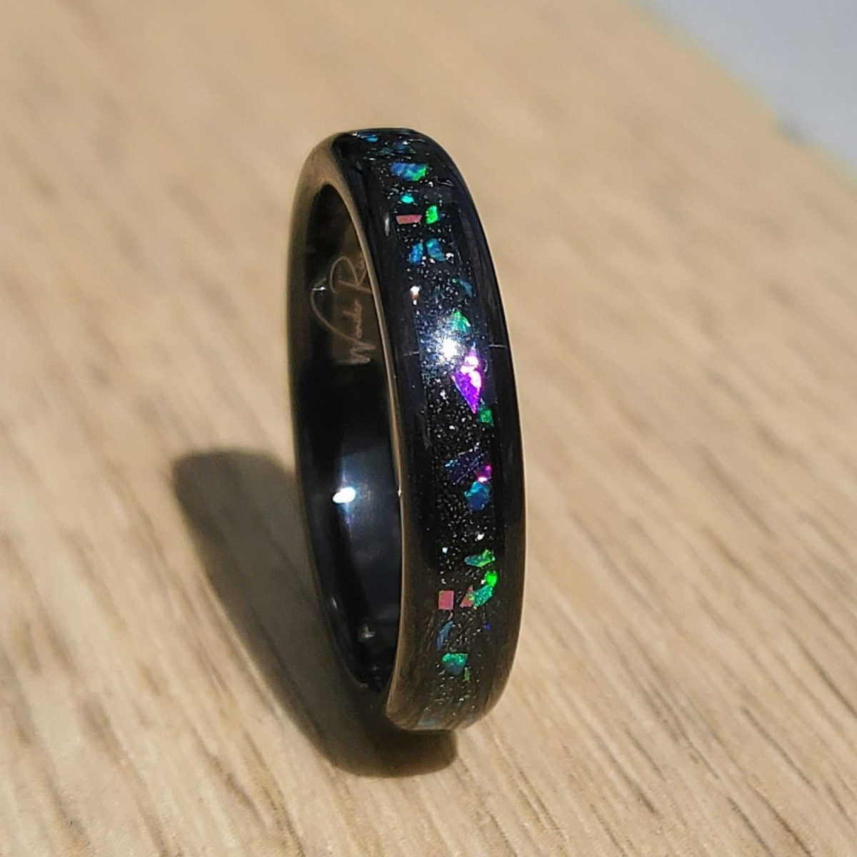 The Black Opal 4mm Wonder Ring