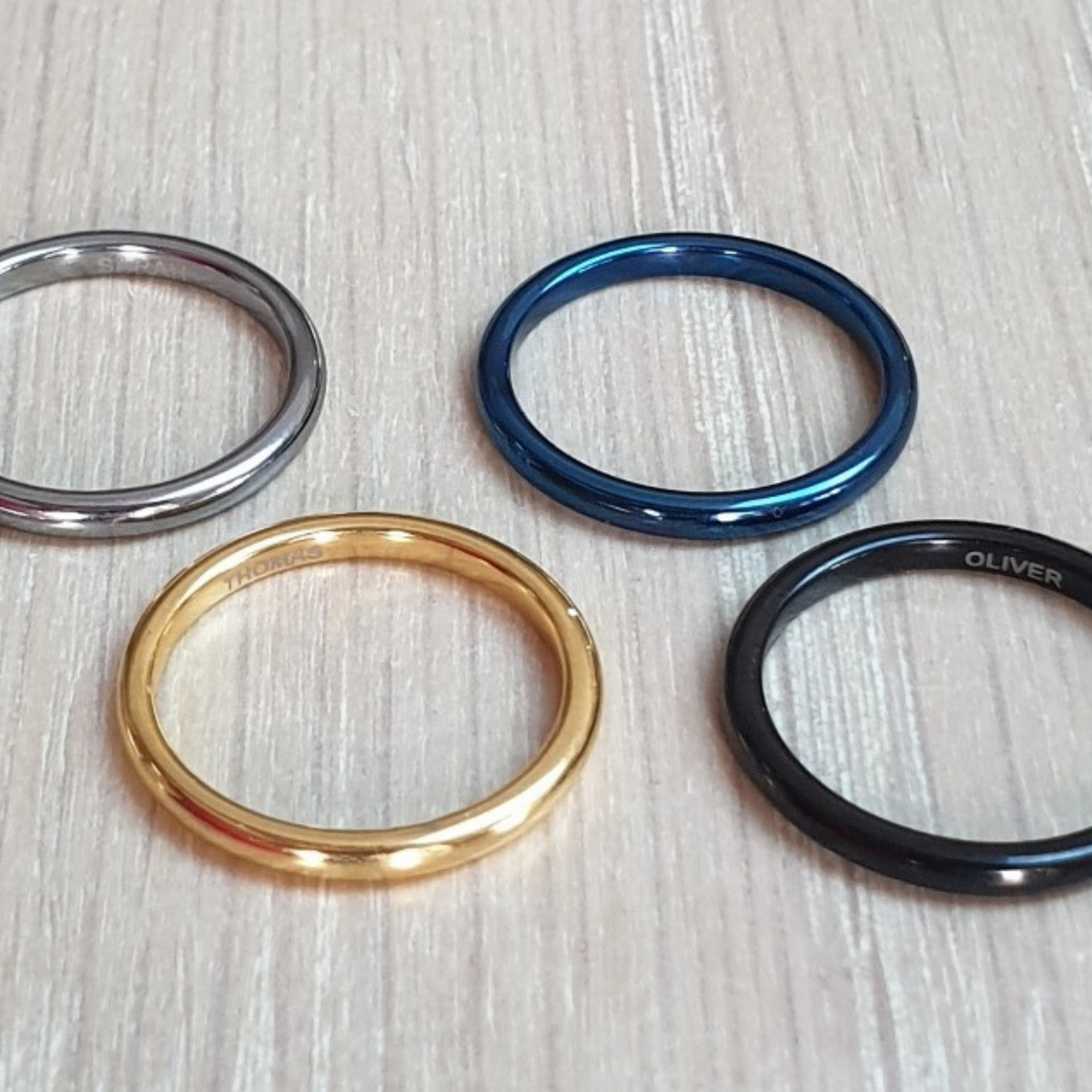 Blue 2mm Wonder Ring