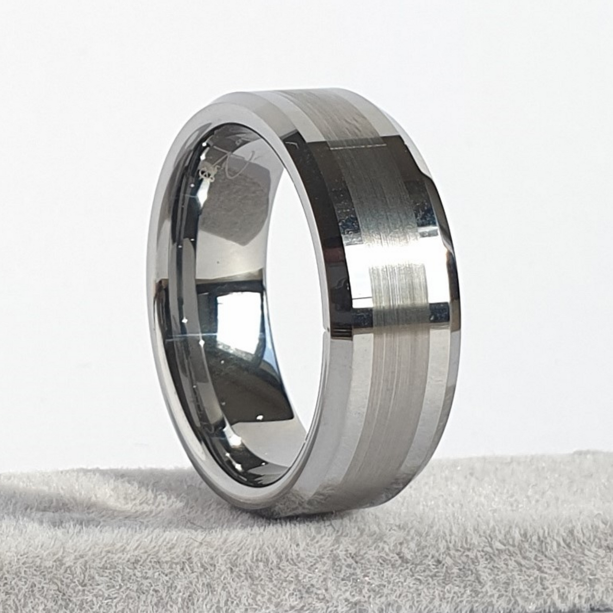 Scratch-Resistant Tungsten Ring 8mm