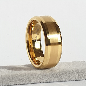 Gold Brushed 8mm Wonder Ring