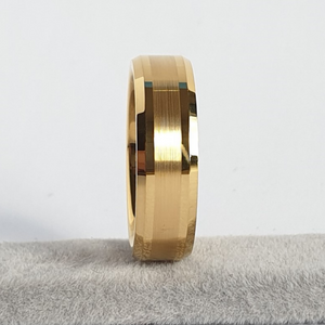 Gold Brushed 6mm Wonder Ring