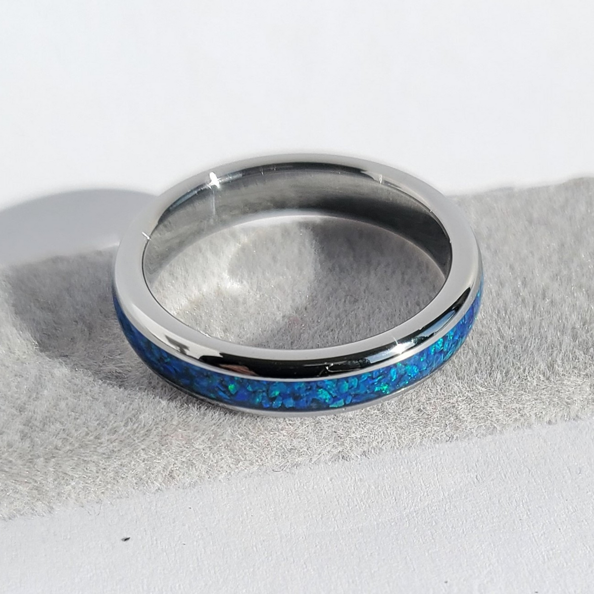 The Blue Opal 4mm Wonder Ring