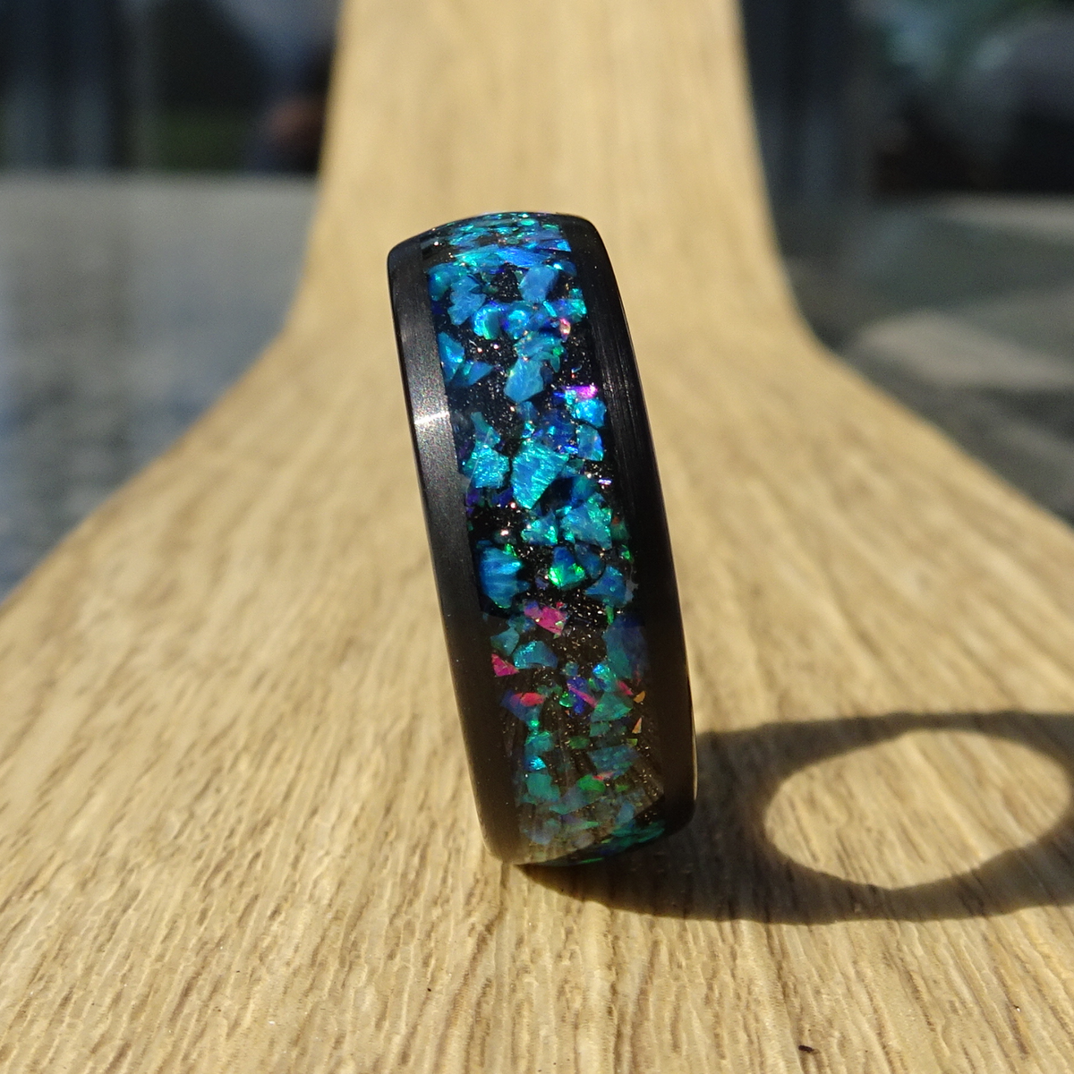 Solid hot sale opal ring