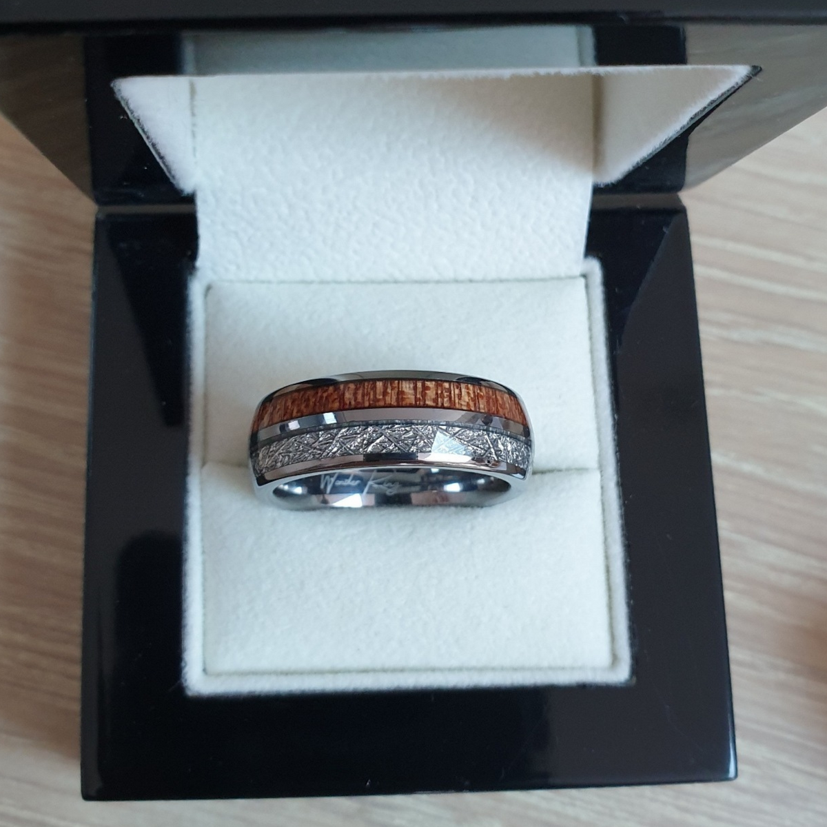 The Wood and Steel 8mm Wonder Ring