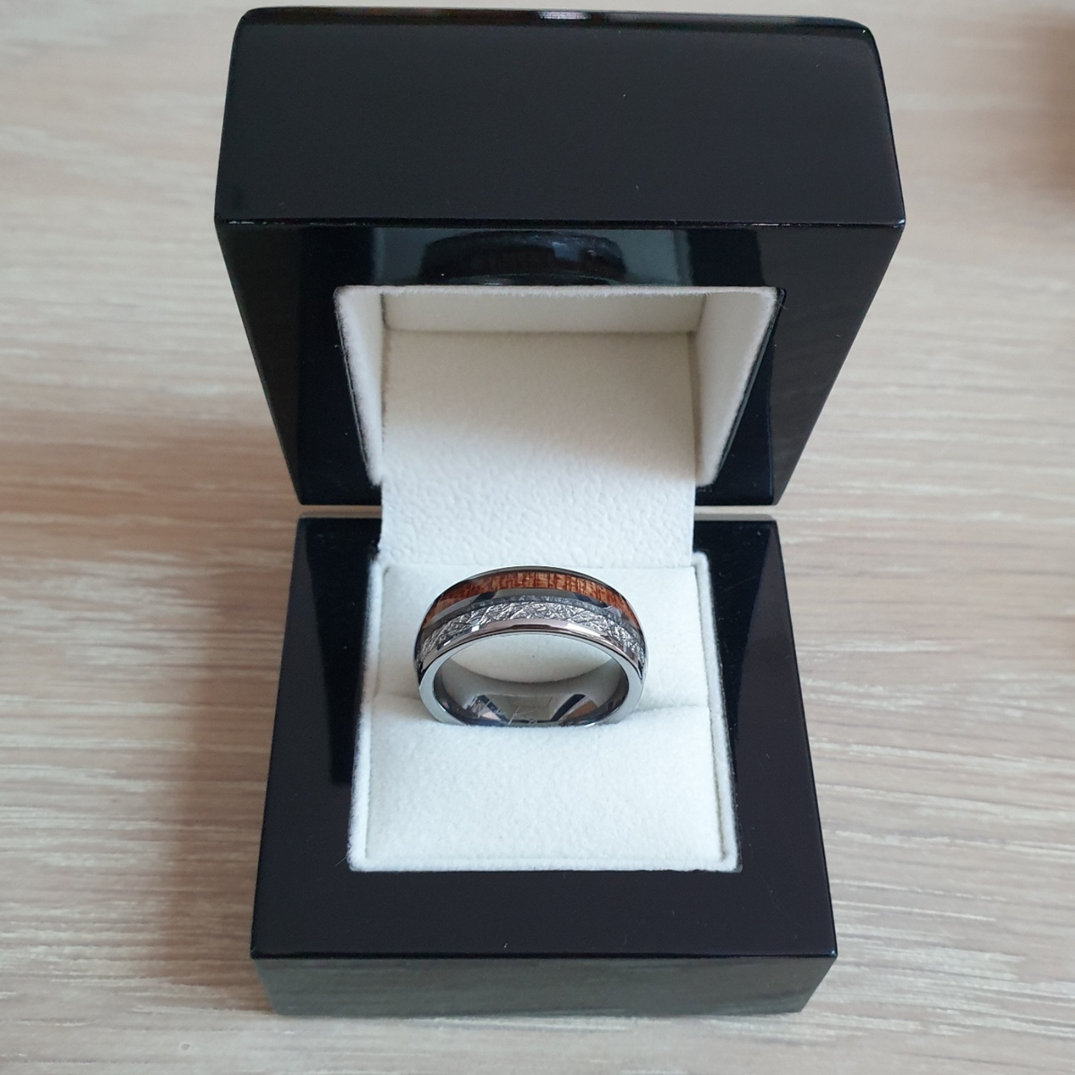 The Wood and Steel 8mm Wonder Ring