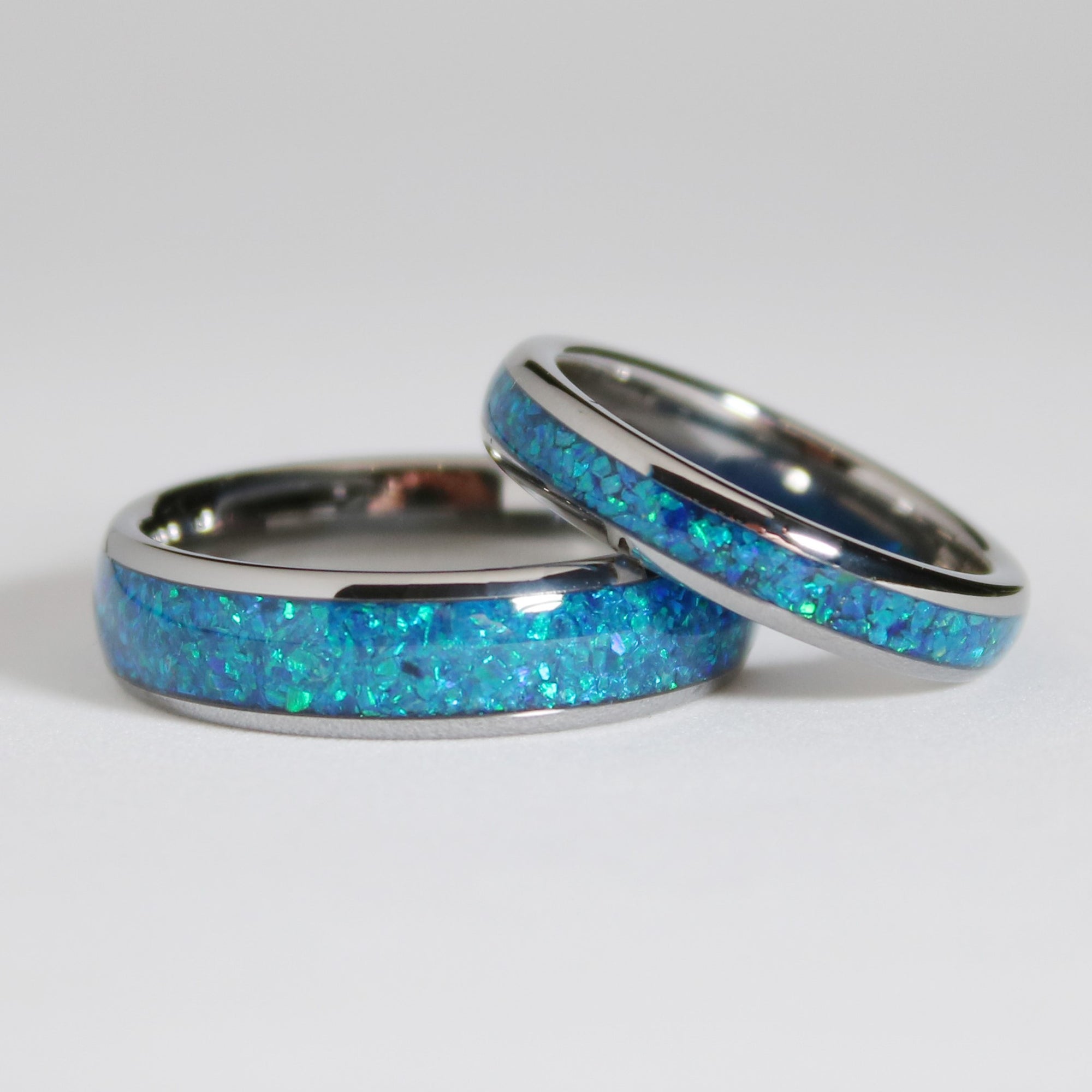 The Blue Opal Wonder Ring Set