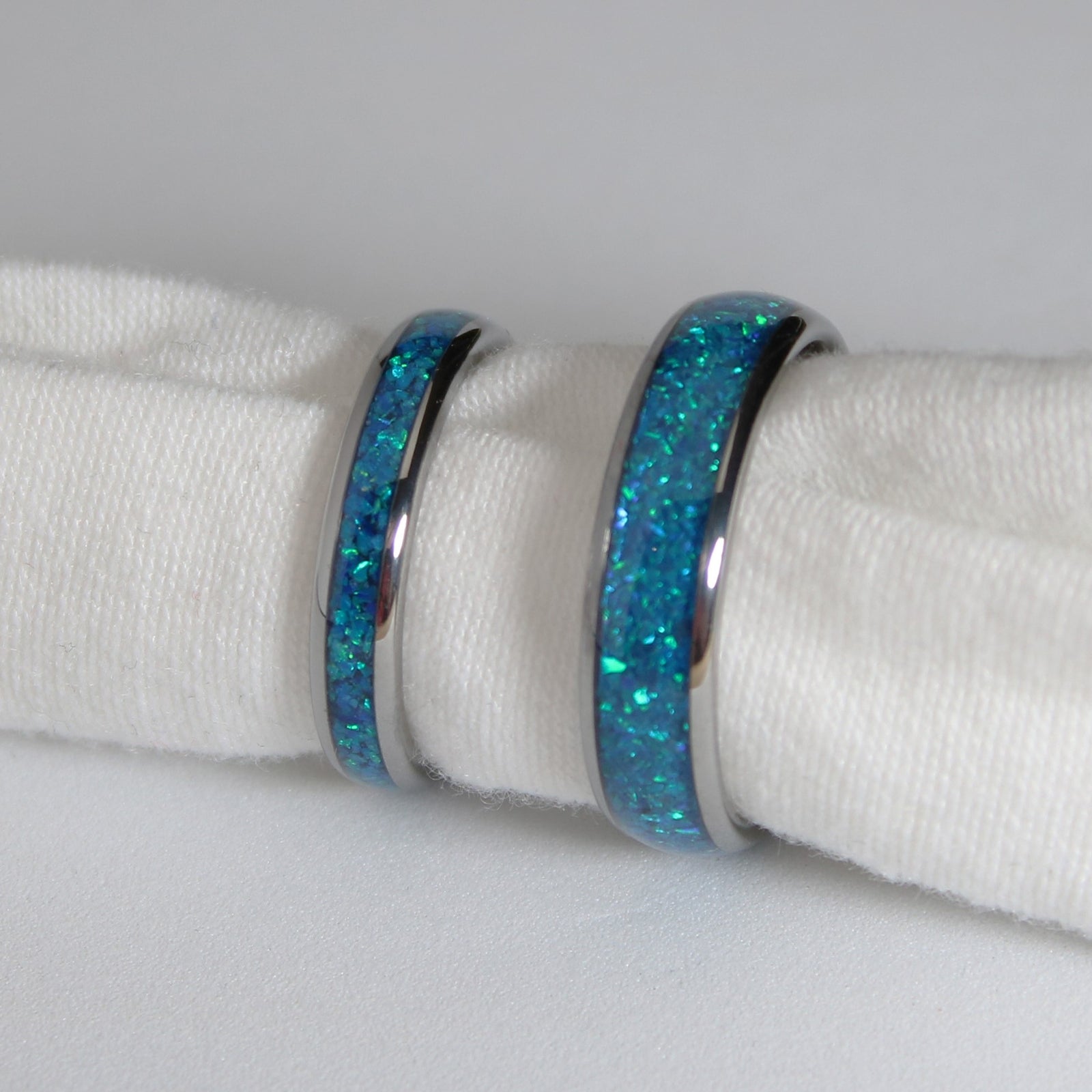 The Blue Opal Wonder Ring Set