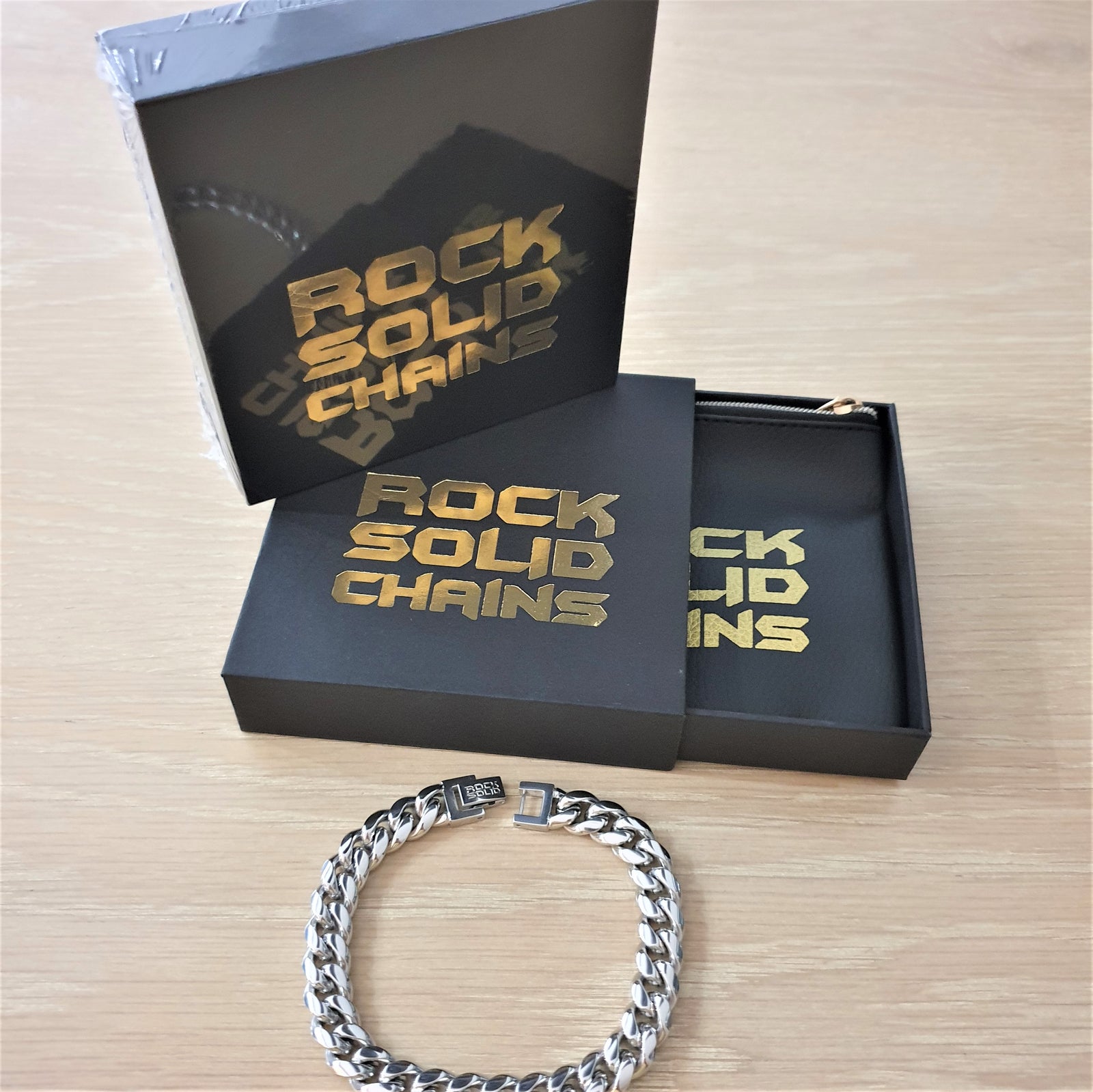 Stainless Steel 10mm Diamond Cut Curb Chain Bracelet