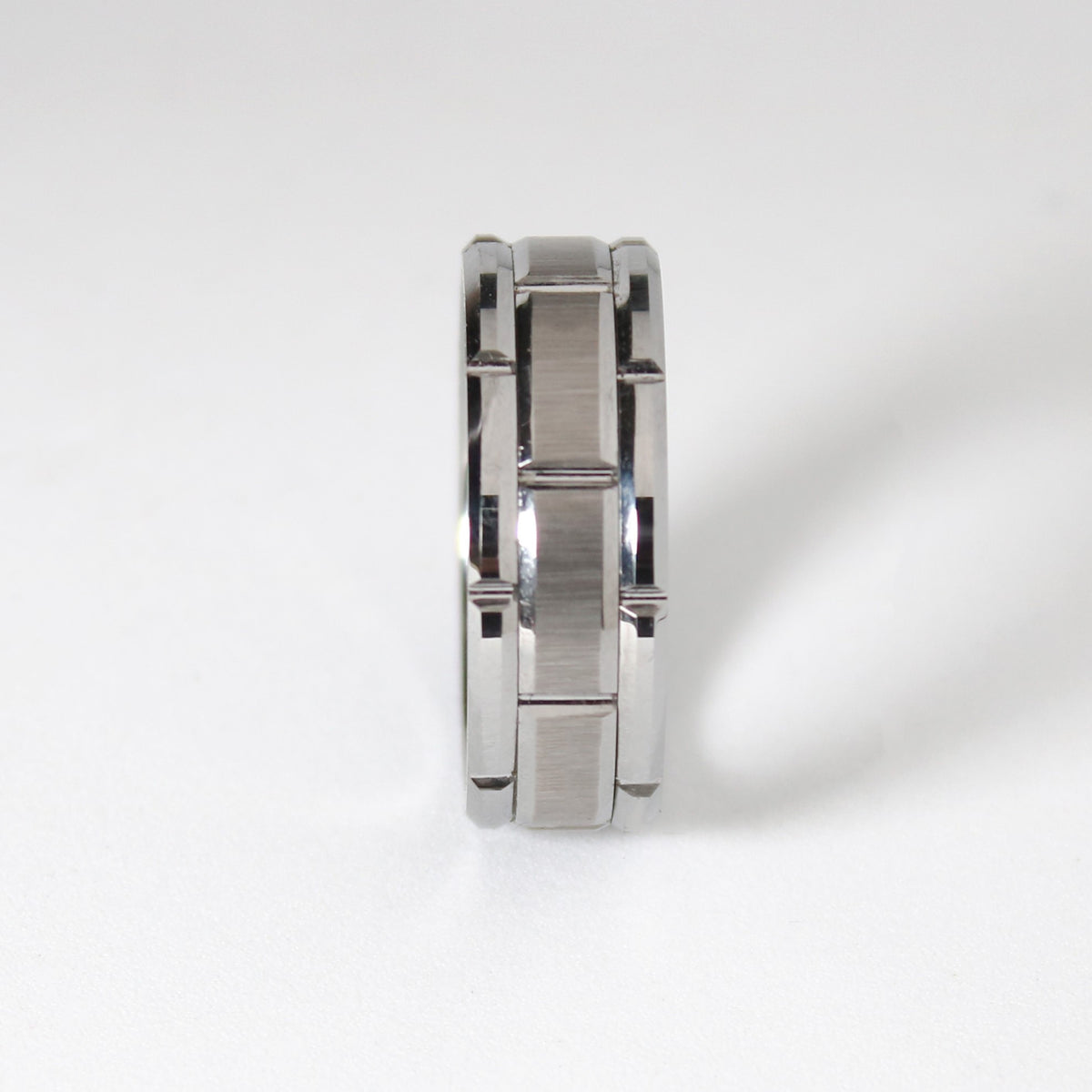 Silver Tungsten Ring