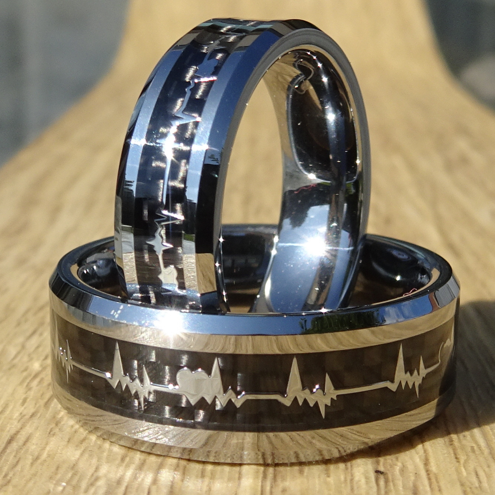 Rings that show partner's heartbeat on sale